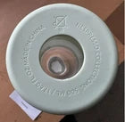 New Nespresso Dining Glass Water Bottle Wooden Top Cap Green Limited Edition