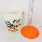 2024 Tim Hortons Halloween Timbits Bucket Glow in the Dark +Red Reusable Bag