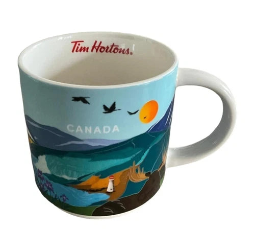 Tim Hortons 60th Anniversary Travel Collection Canada Coffee Mug 2024