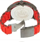 Diesel DZ7370 Mr Daddy 2.0 Chronograph Red Silicone Stainless Steel Watch 57mm
