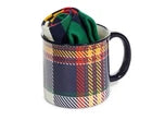 Hudson Bay Unisex Multistripe Trouser Socks & Varsity Mug Gift Set NEW