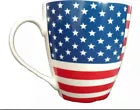 Pfaltzgraff Stars and Stripes 16 0z Coffee Mug Red White Blue Flag Patrioic
