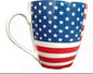 Pfaltzgraff Stars and Stripes 16 0z Coffee Mug Red White Blue Flag Patrioic