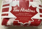 New Tim Hortons Large Beach Pool Bath Towel 33"x60" Limited Edition NIB