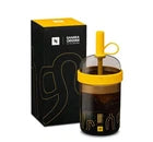 Nespresso YELLOW 540mL BARISTA NOMAD ICED COFFEE MUG SAMRA THE WEEKND BOXED NEW