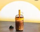 Nespresso YELLOW 540mL BARISTA NOMAD ICED COFFEE MUG SAMRA THE WEEKND BOXED NEW