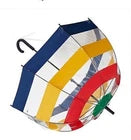 Brand New Hudson Bay x Fulton Multistripe Birdcage Stick Umbrella Length, 36"