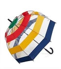 Brand New Hudson Bay x Fulton Multistripe Birdcage Stick Umbrella Length, 36"