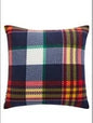 Brand New Hudson's Bay Company Stripes Polar Fleece Tartan Cushion 18" x 18"