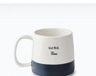 NEW Tim Hortons 2025 White & Blue Coffee Tea Mug NEW "but First Tims"