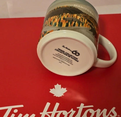 Brand New Tim Hortons Travel Collection "Manitoba" 60th anniversary mug 2024