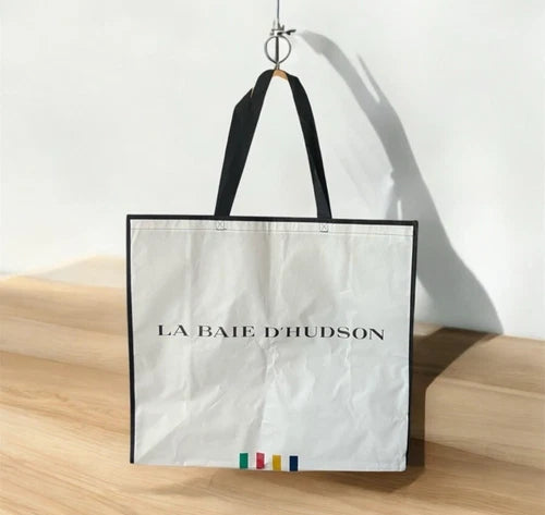 New With Tags Hudson's Bay Multistripe HBC Stripes Reusable Tote Bag - Medium