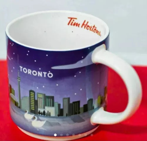 Tim Hortons 60th Anniversary Travel Collection Toronto Canada Coffee Mug 2024NEW