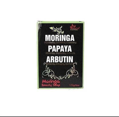 Panacea Moringa Beauty Soap With Moringa, Papaya, Arbutin - 200g