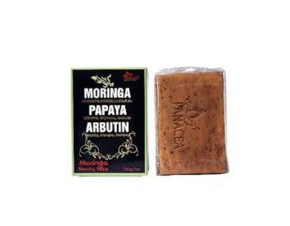 Panacea Moringa Beauty Soap With Moringa, Papaya, Arbutin - 200g