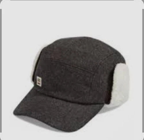 Brand New HBC Stripes Melton Sherpa Trapper Cap Unisex